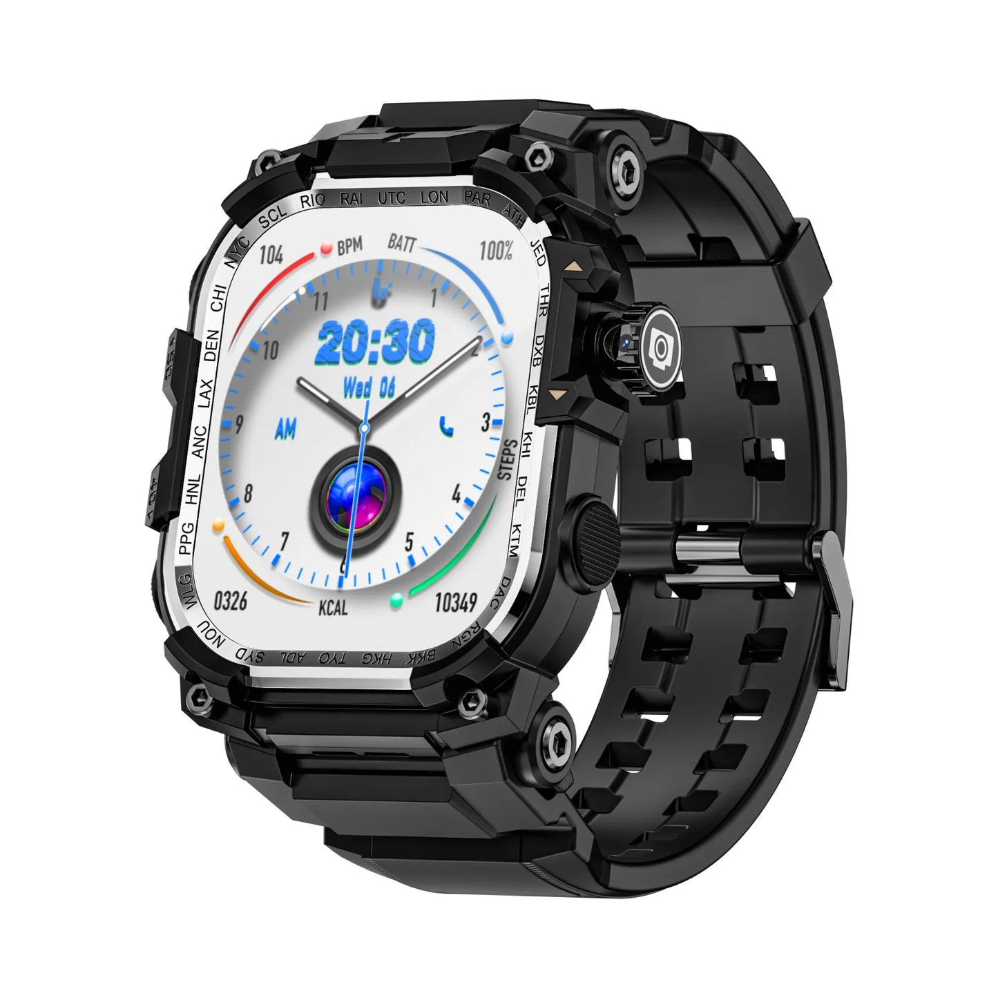 LOKMAT 7 Max Android Smartwatch With 4G SIM AMOLED Display