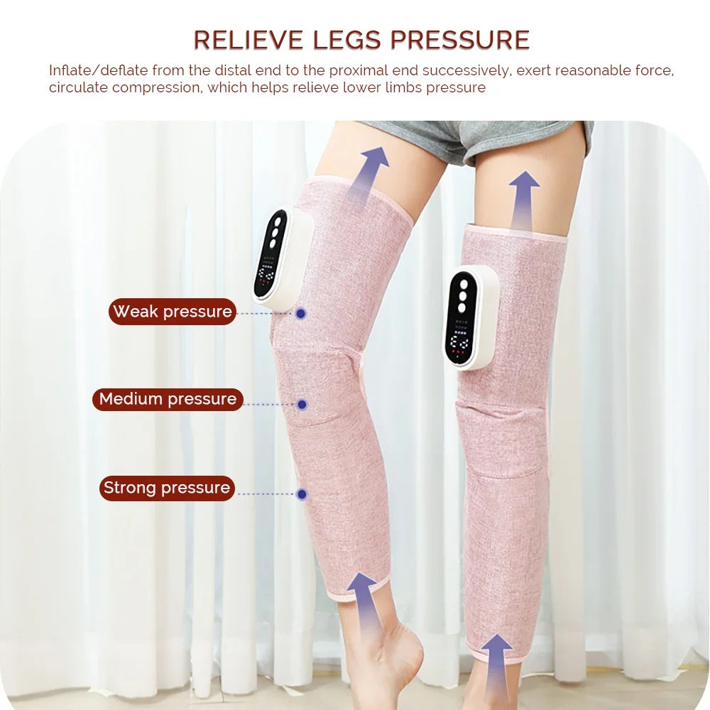 Foreverlily Electric Leg And Knee Massager 3in1 Vibration Air Pressure