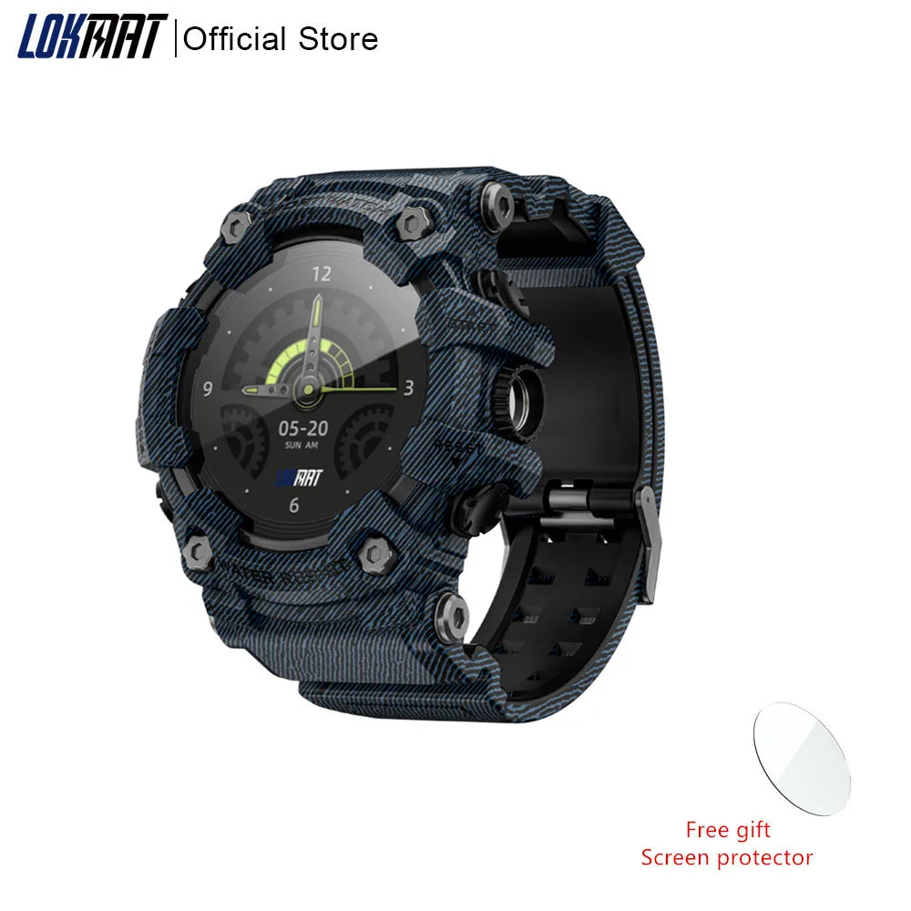LOKMAT Attack-GT Rugged Sport Smartwatch With Bluetooth Calls