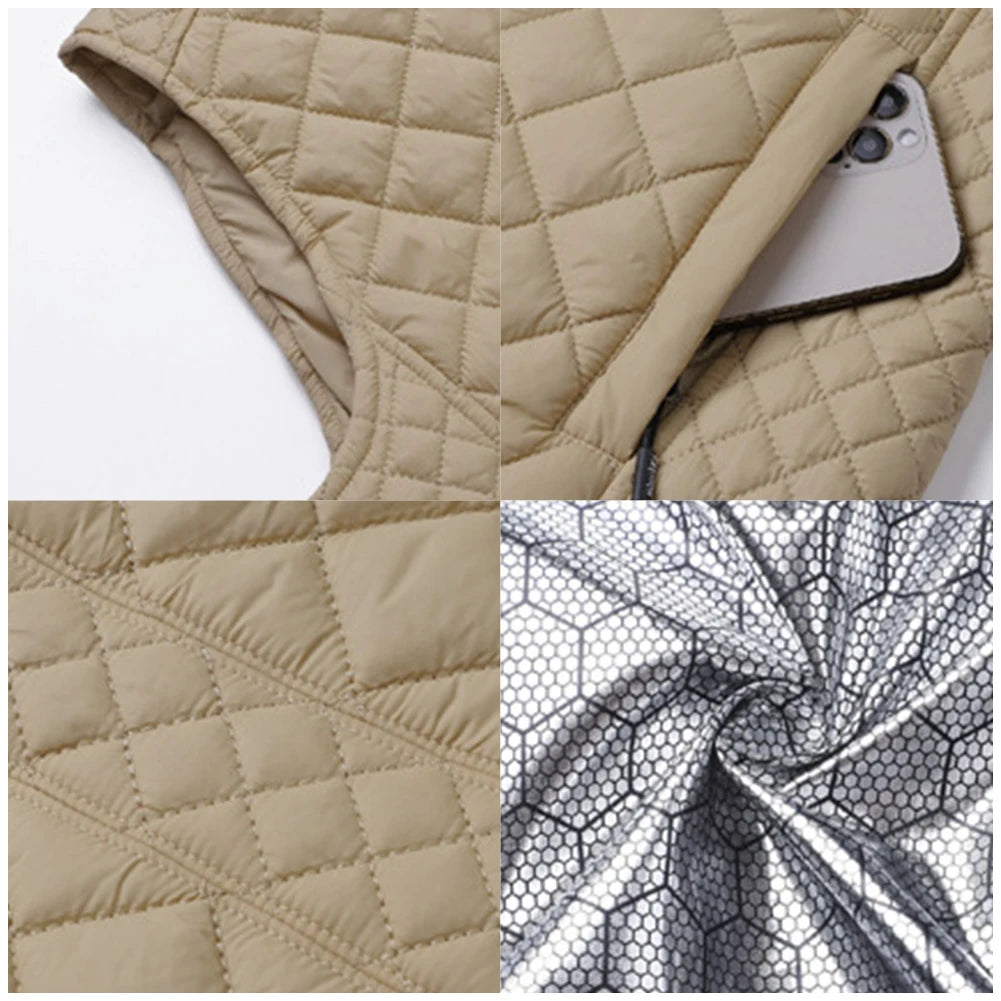 NONECN USB Heated Vest With 21 Heating Zones For Winter