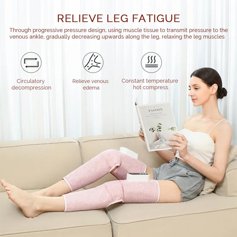 Foreverlily Electric Leg And Knee Massager 3in1 Vibration Air Pressure
