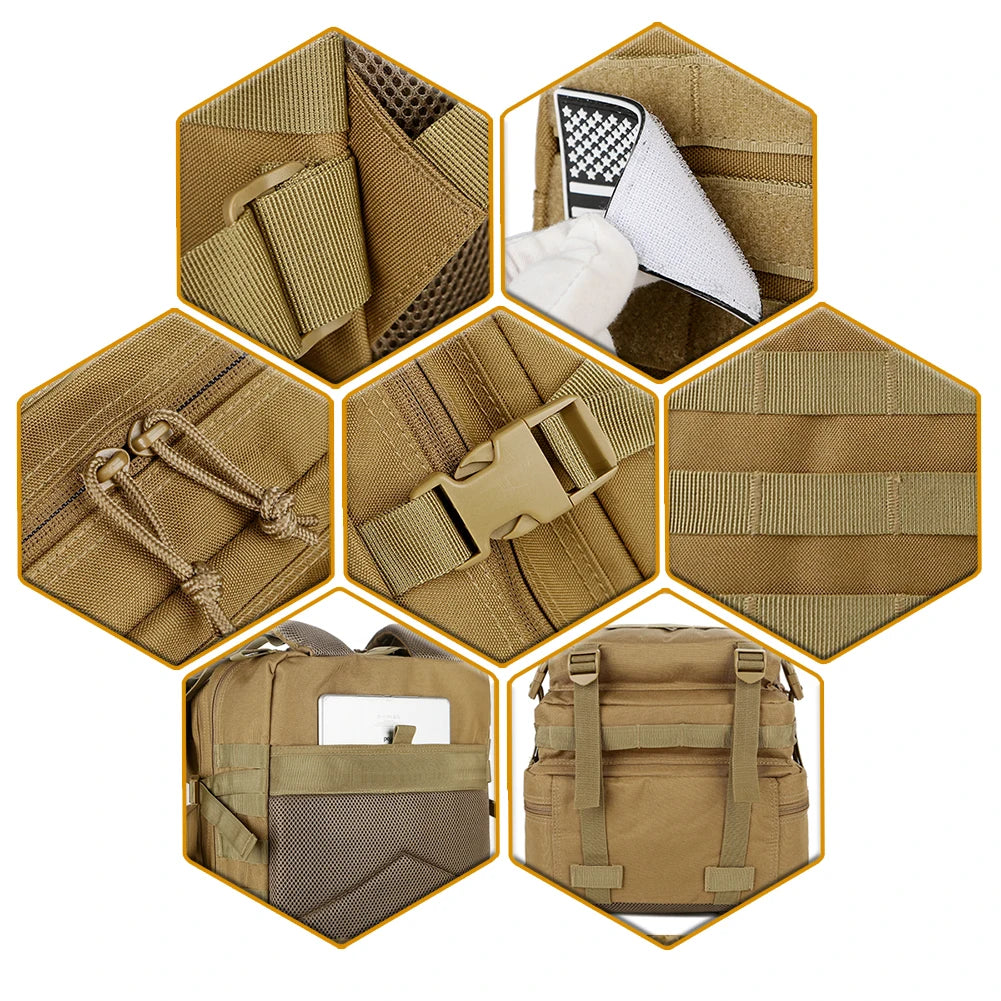 ReFire Gear Tactical Backpack Molle EDC Outdoor Hunting Pack