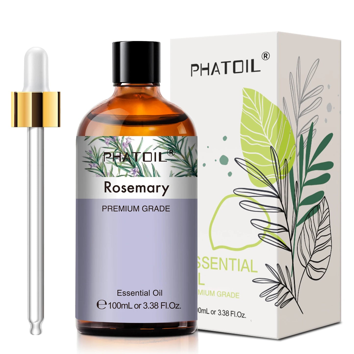 PHATOIL Lavender Jasmine Vanilla Eucalyptus Pure Essential Oil