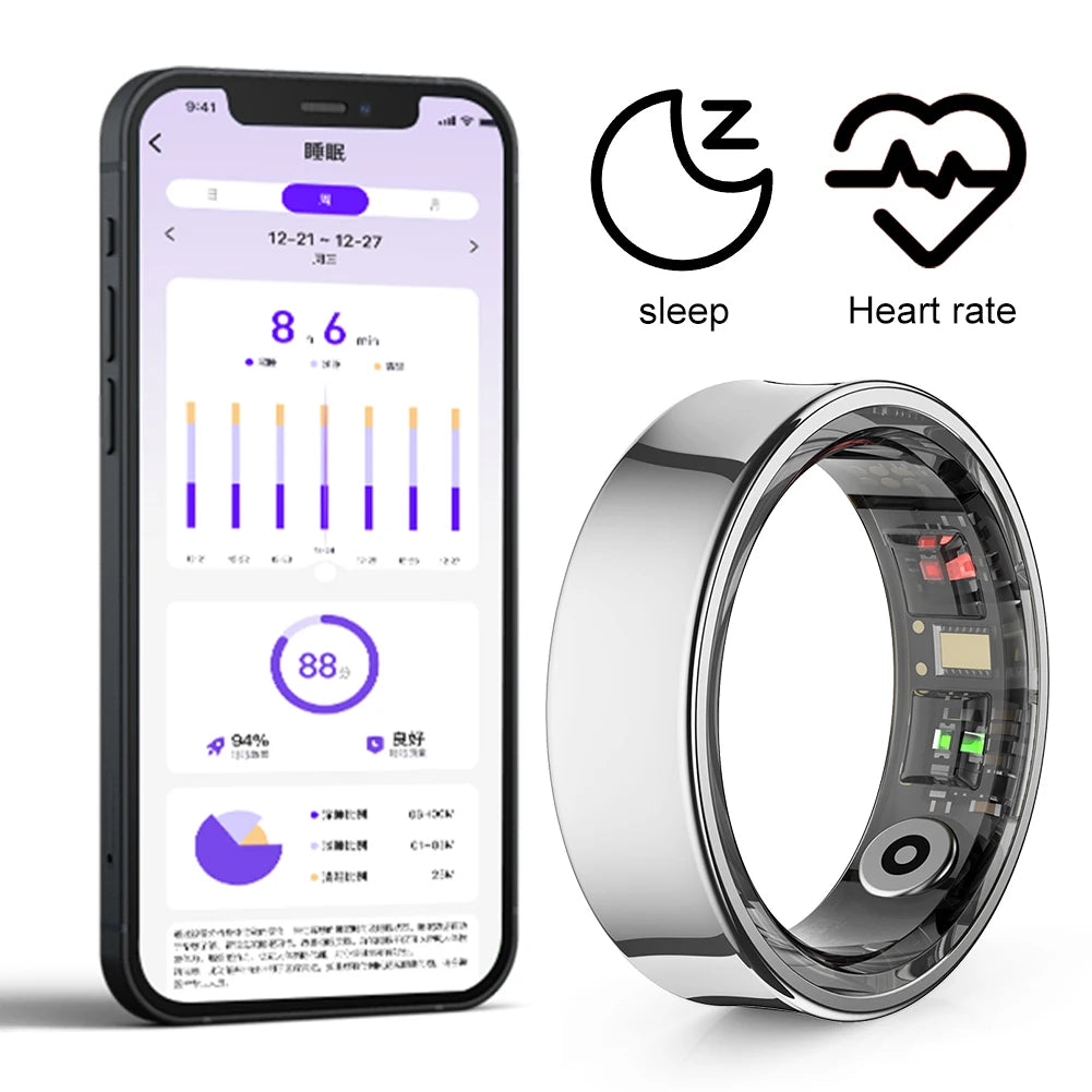 Shunmaii R09 Smart Ring Health Blood Oxygen Monitor