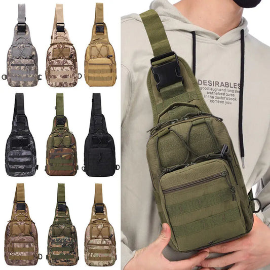 Guangdong Waterproof Tactical Sling Backpack EDC Rucksack Outdoor Hiking Camping