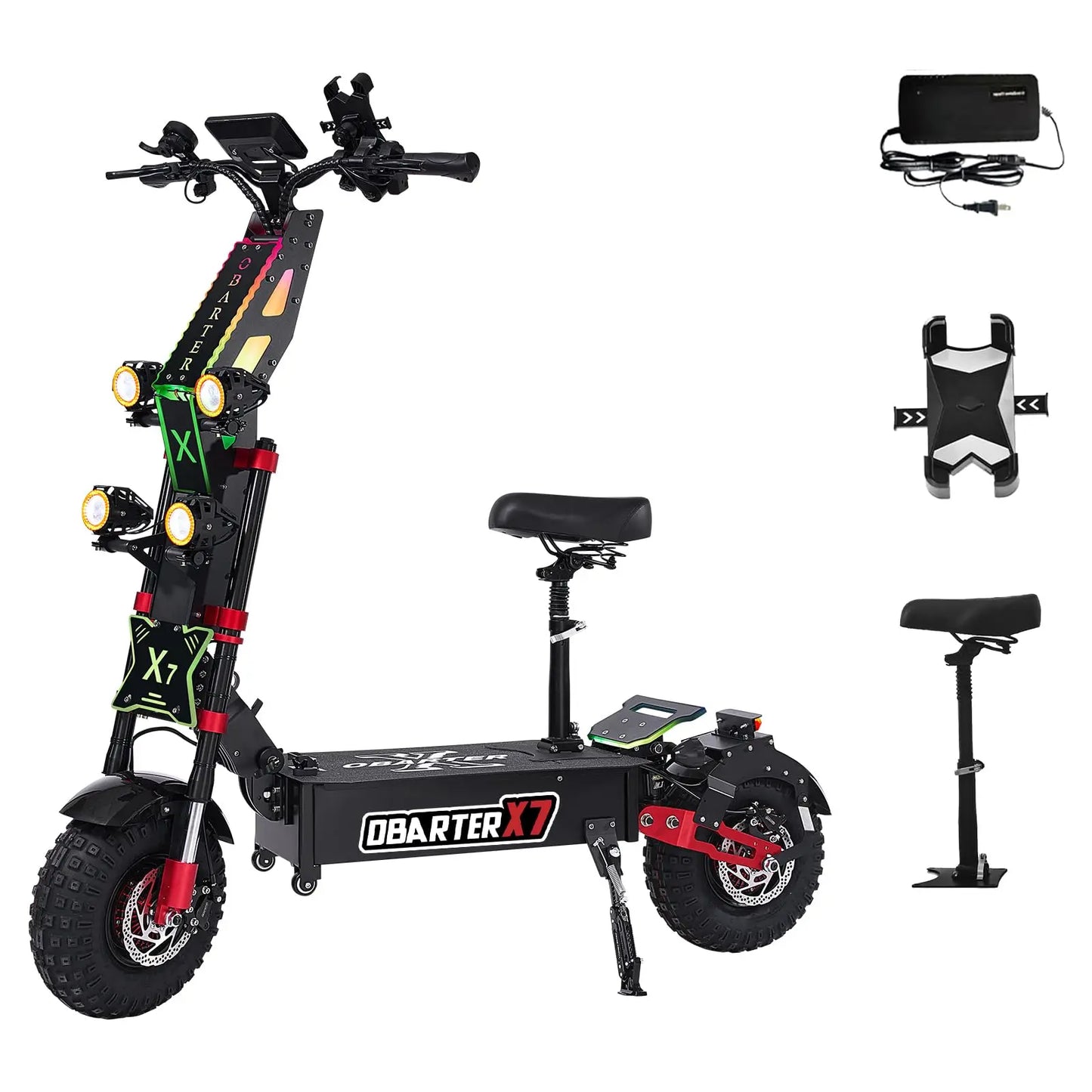 OBARTER X7 Dual Motor Off-Road Electric Scooter For Adults