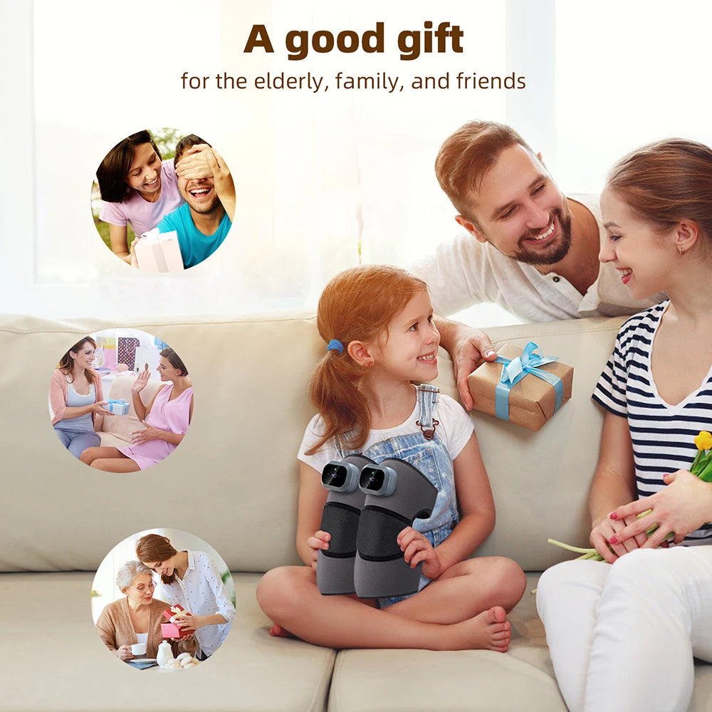 Foreverlily Rechargeable Heated Knee Massager With Vibration Pad