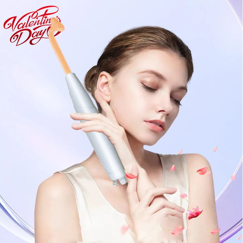 4-In-1 Facial Skin Care Stick High Frequency Massager Portable Kit