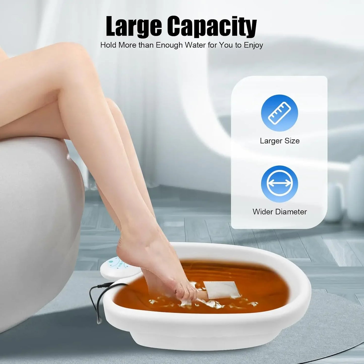 Portable Ionic Detox Foot Bath Machine Home Spa Ion Cleanse
