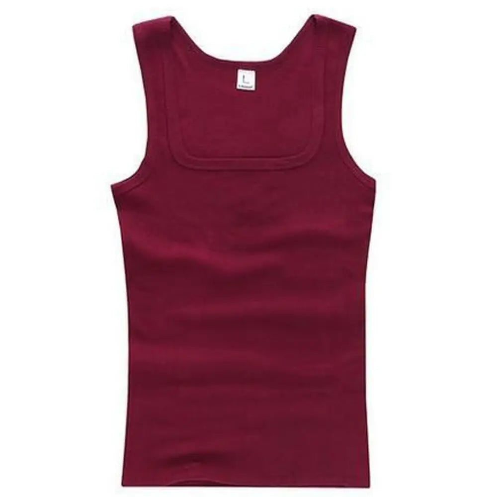 Pure Cotton Men's Sleeveless Tank Top For Summer Casual Wear