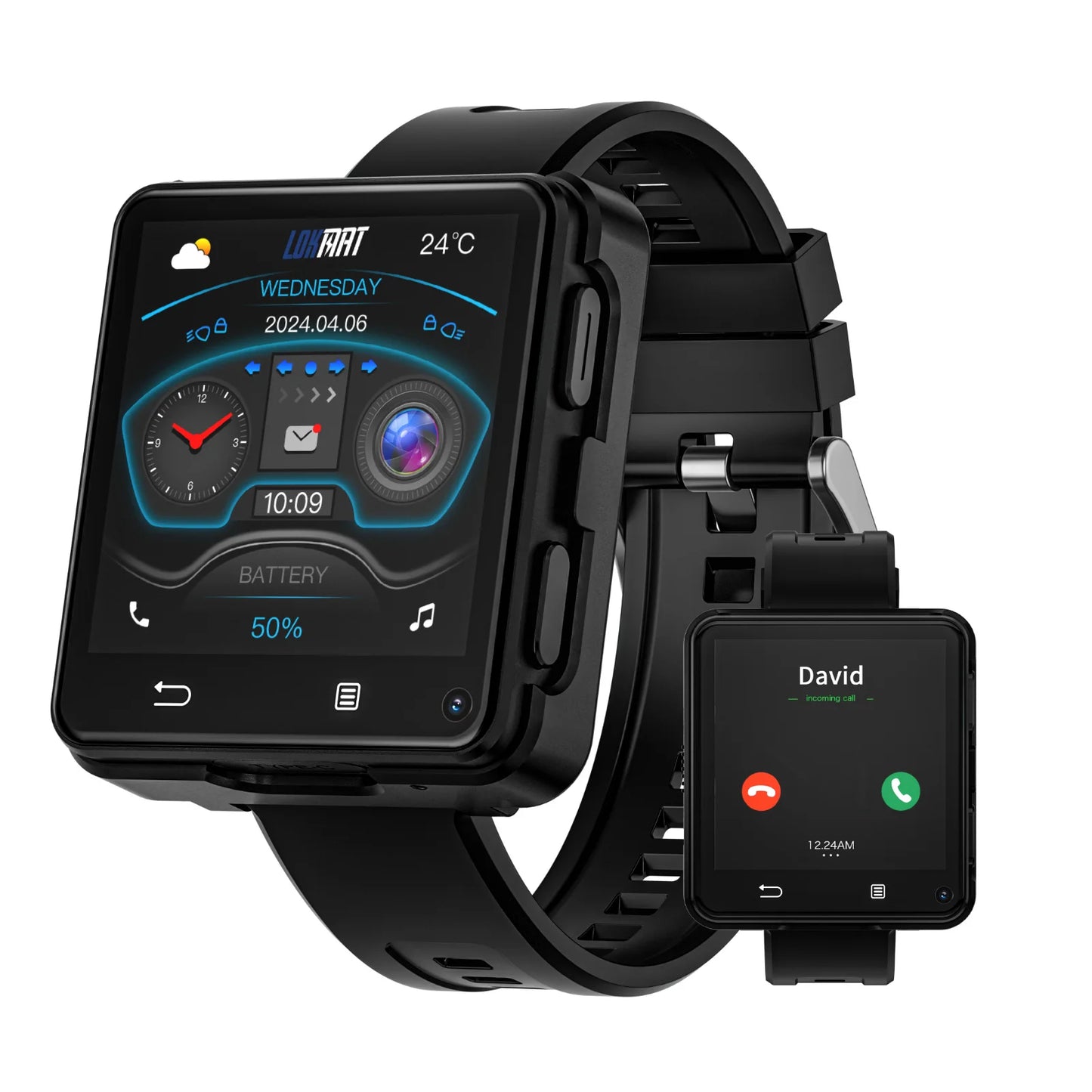 LOKMAT APPLLP 2 MAX Dual Camera Android Watch Phone