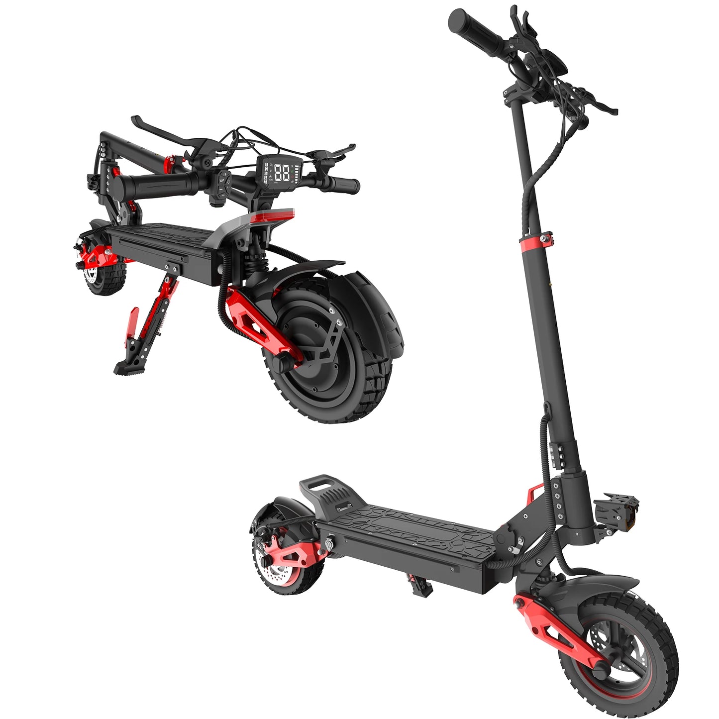 J15 Electric Scooter 1600W Off Road Tires 48V Battery
