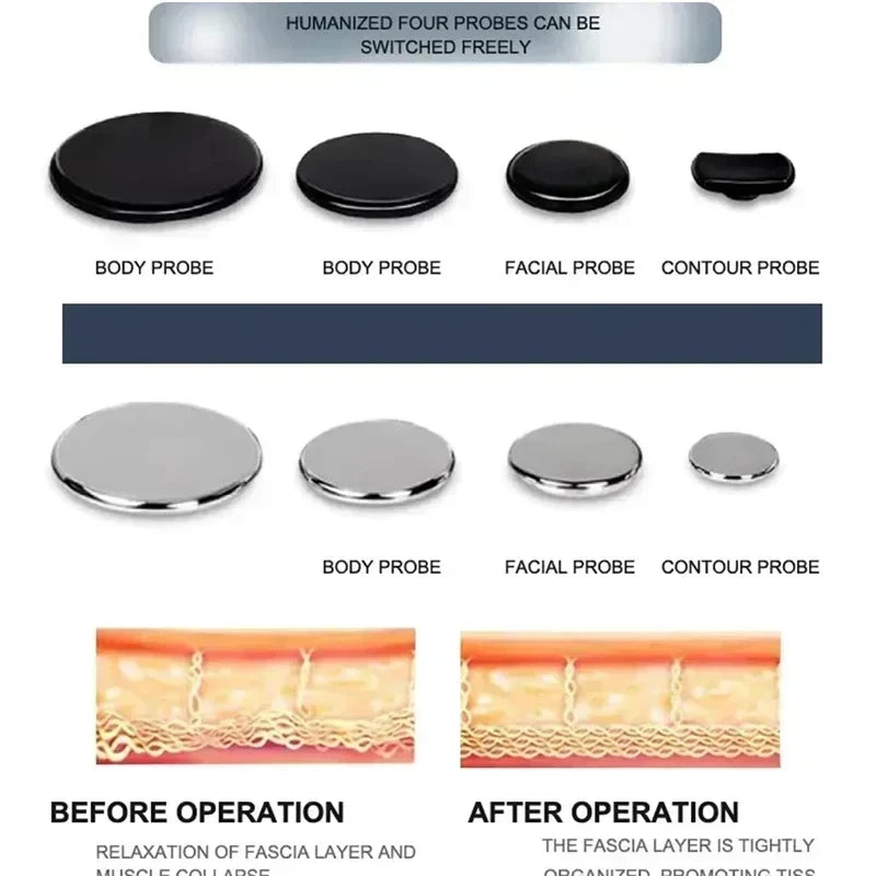 XHUODADA Portable 448KHz RF Therapy Diathermy Body Slimming Machine