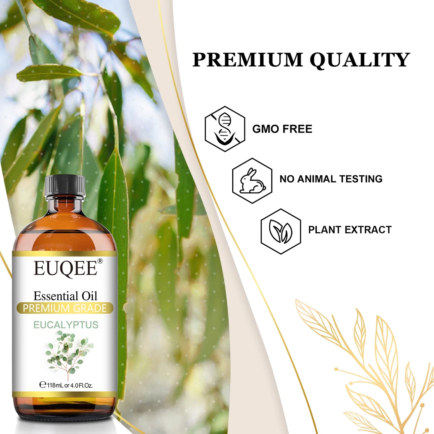 EUQEEC Neroli Helichrysum Eucalyptus Jasmine Essential Oil For Humidifier