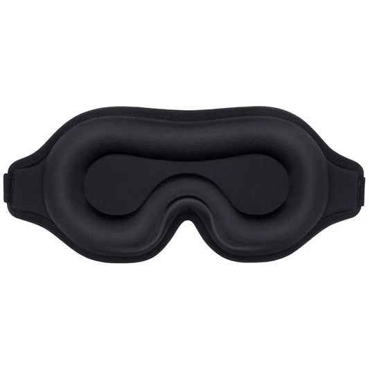 3D Contoured Sleep Mask With Breathable Light Blocking Eye Cover