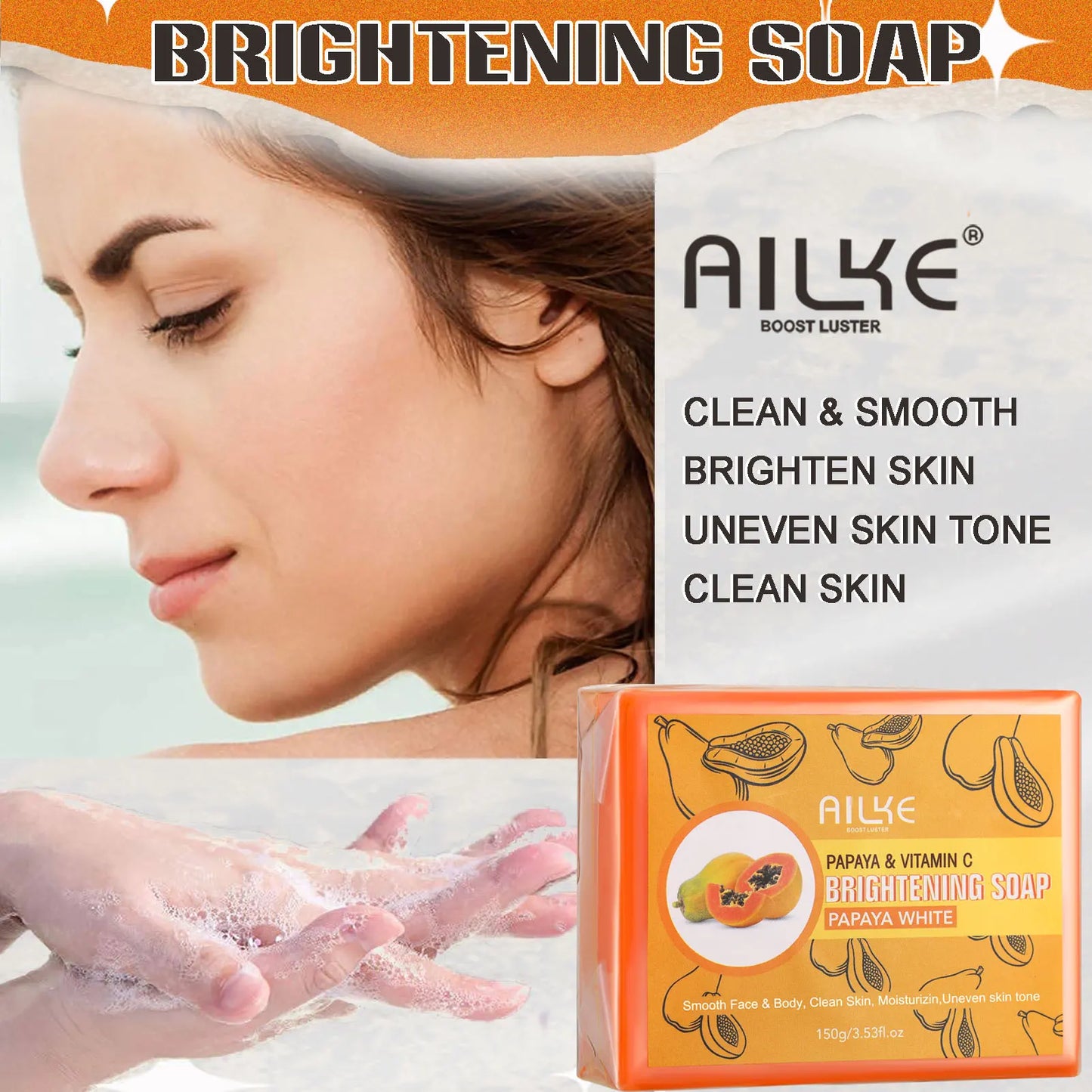 AILKE Collagen Skin Care Set Moisturizing Whitening Freckle Removal Dark Spots