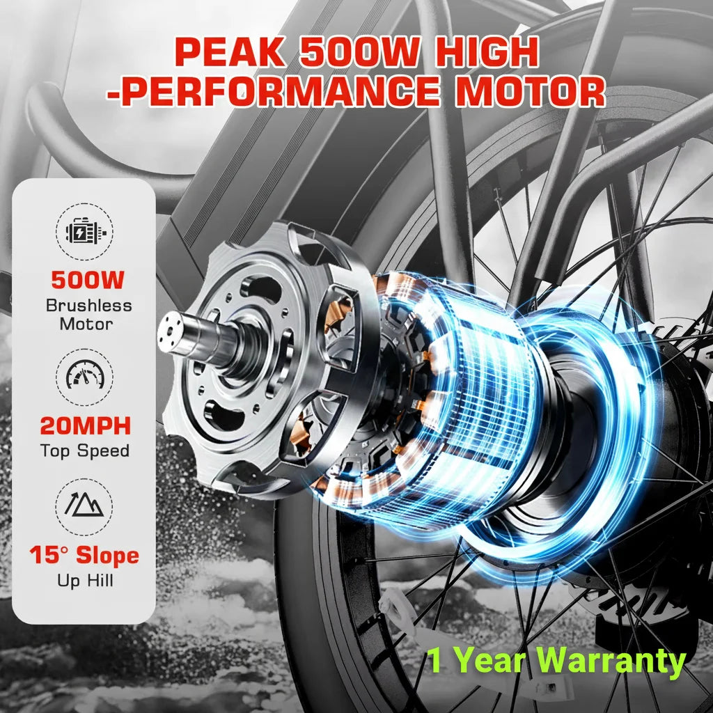 CAROMA Electric Scooter With Seat 48V Removable Battery