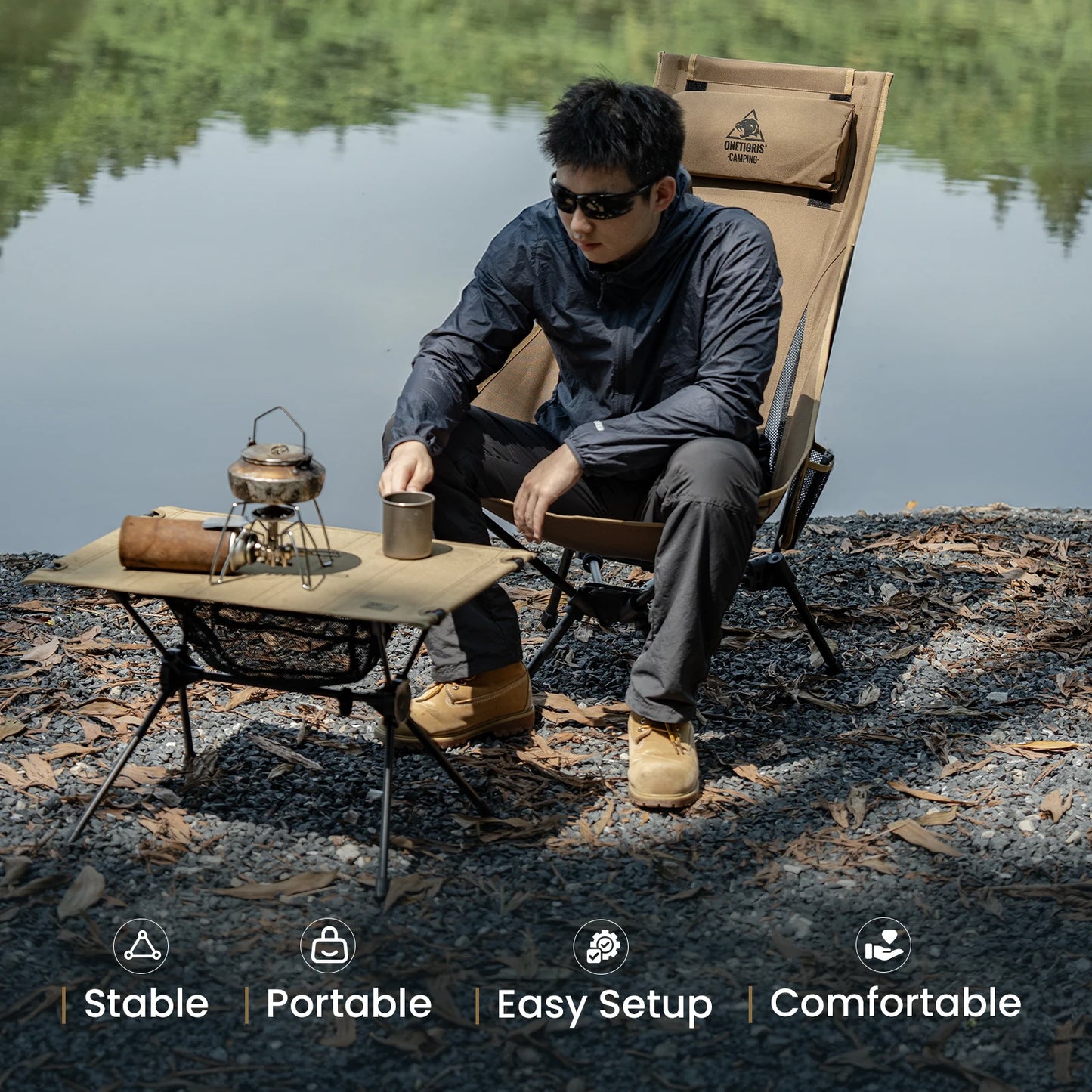 OneTigris Tigerblade High Back Portable Camping Chair