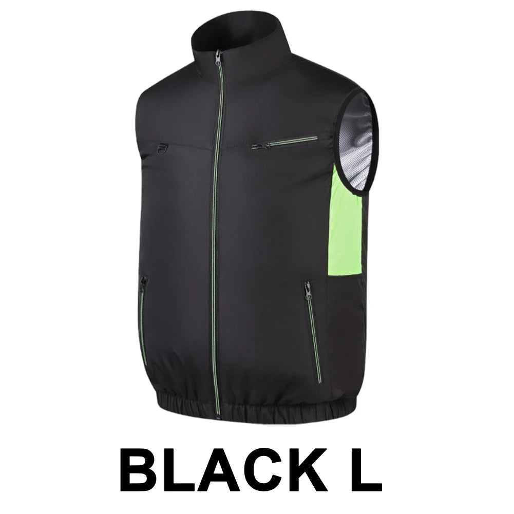 Cooling Vest Ice Fan Wearable Air Conditioner 3 Gears Breathable