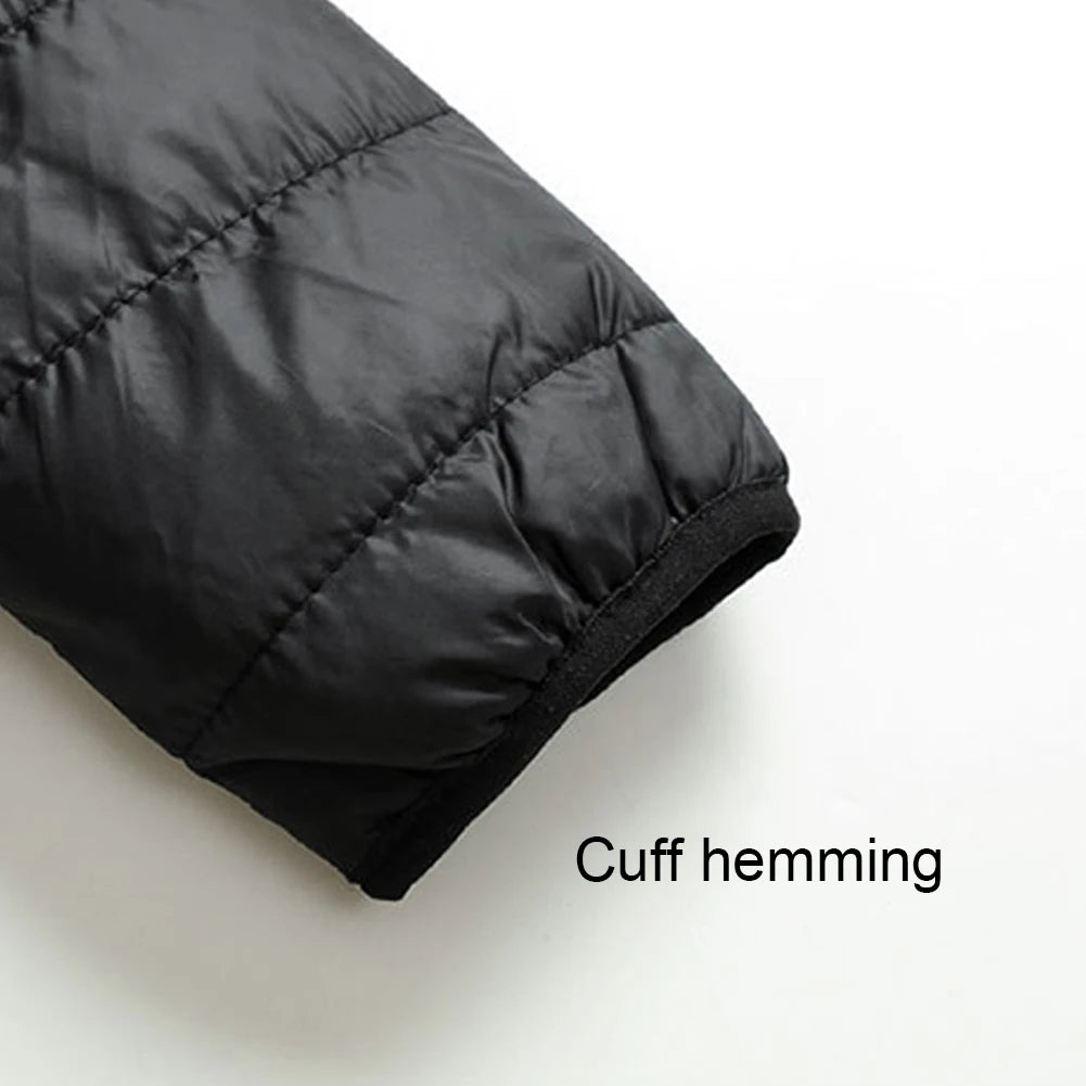 Laimaneicn Electric Hooded Jacket Thermal Winter Waterproof Windproof