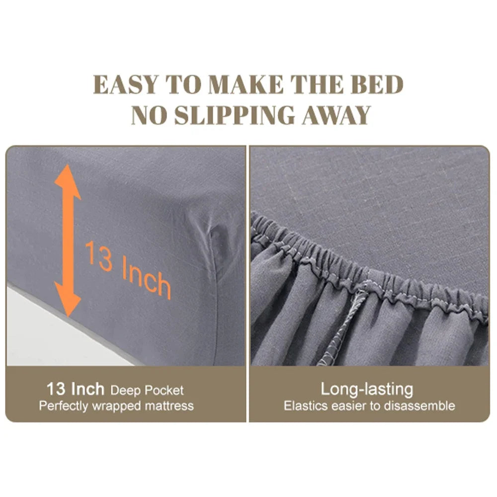 Astarexin Earthing Fitted Organic Cotton Grounding Bed Sheet