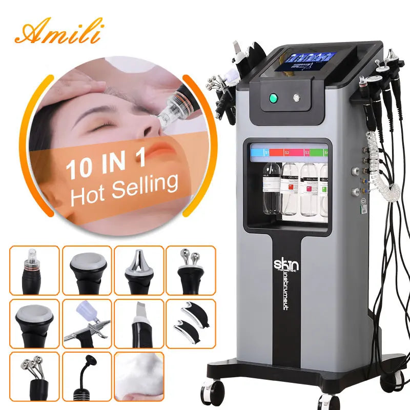 Amilibeauty 10 In 1 Hydra Aqua Facial Machine For Skin