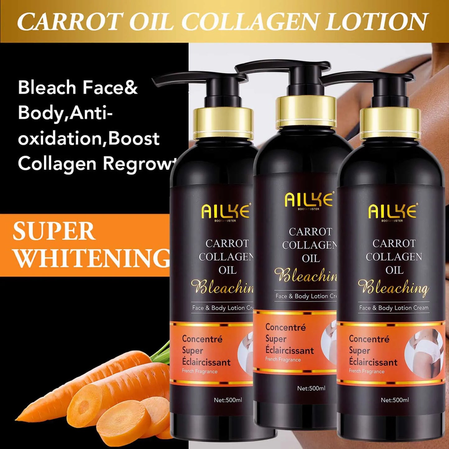 AILKE Collagen Skin Care Set For Women Moisturizing Whitening