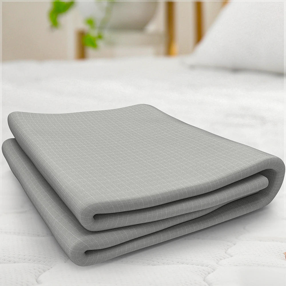 Astarexin Earthing Fitted Organic Cotton Grounding Bed Sheet