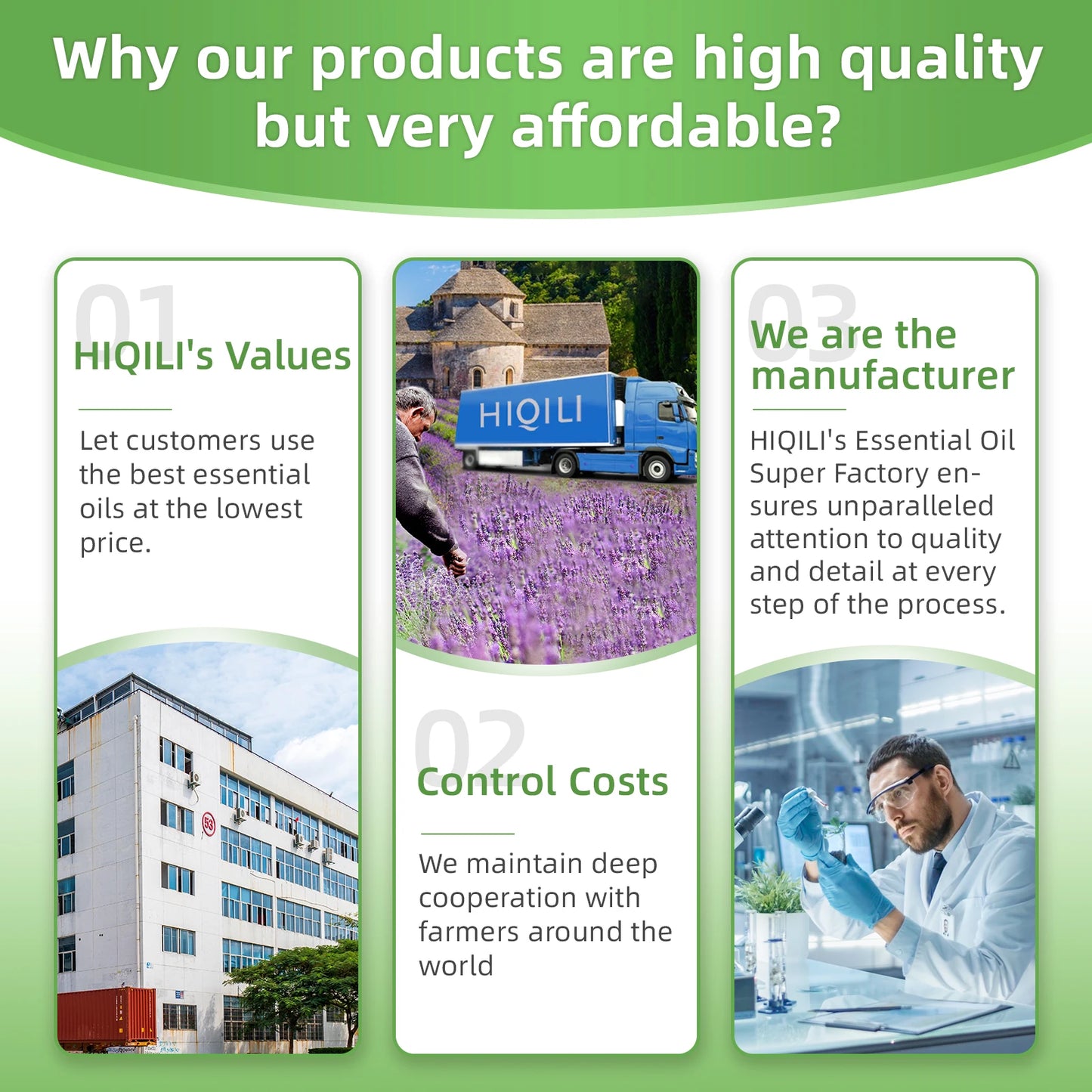 HIQILI Thyme Essential Oil Pure Floral Oil For Aromatherapy