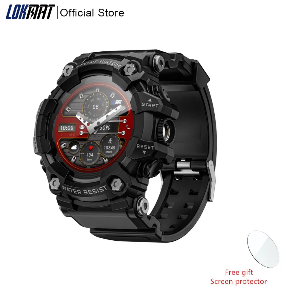 LOKMAT Attack-GT Rugged Sport Smartwatch With Bluetooth Calls