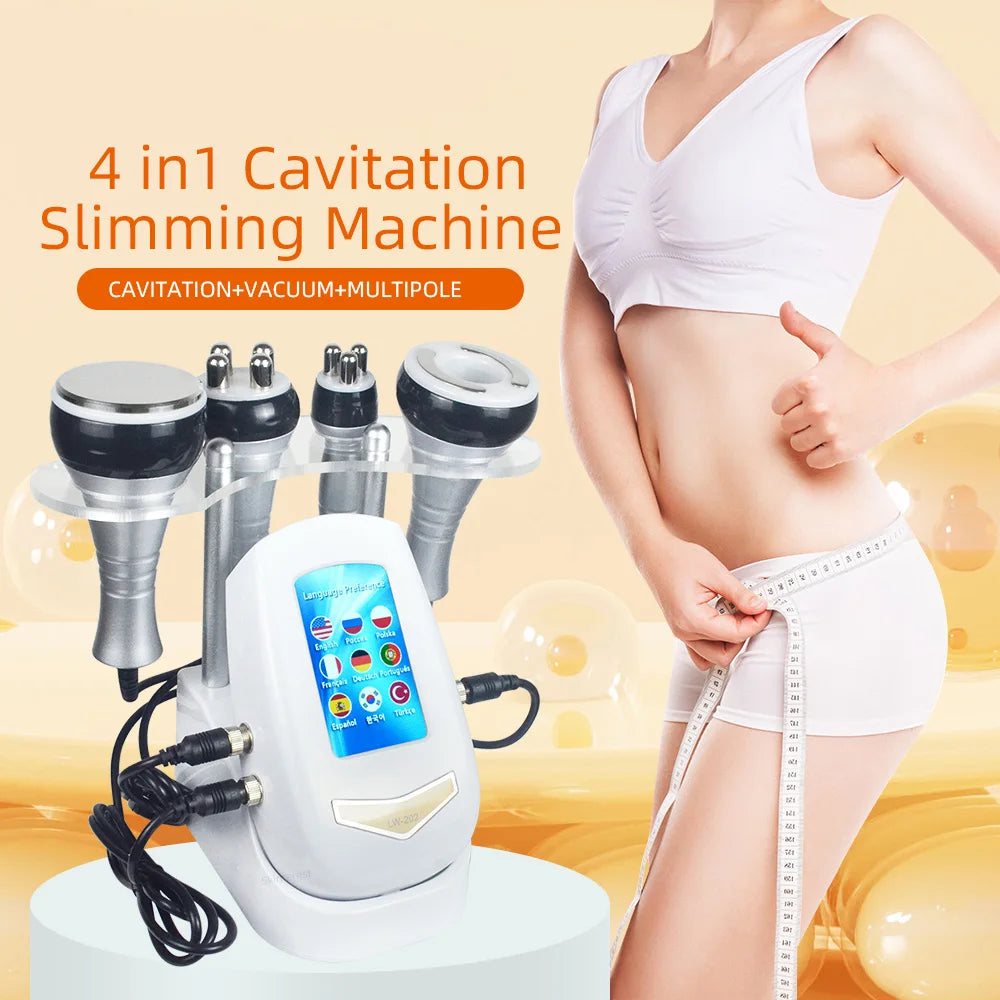 MISSHEARTH 4 in 1 Vacuum Cavitation RF Body Slimming Machine