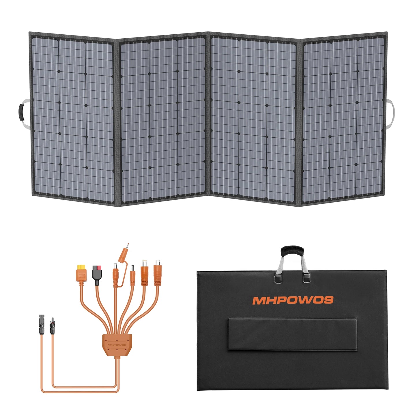 MHPOWOS 400W Foldable Portable Solar Charger Outdoors