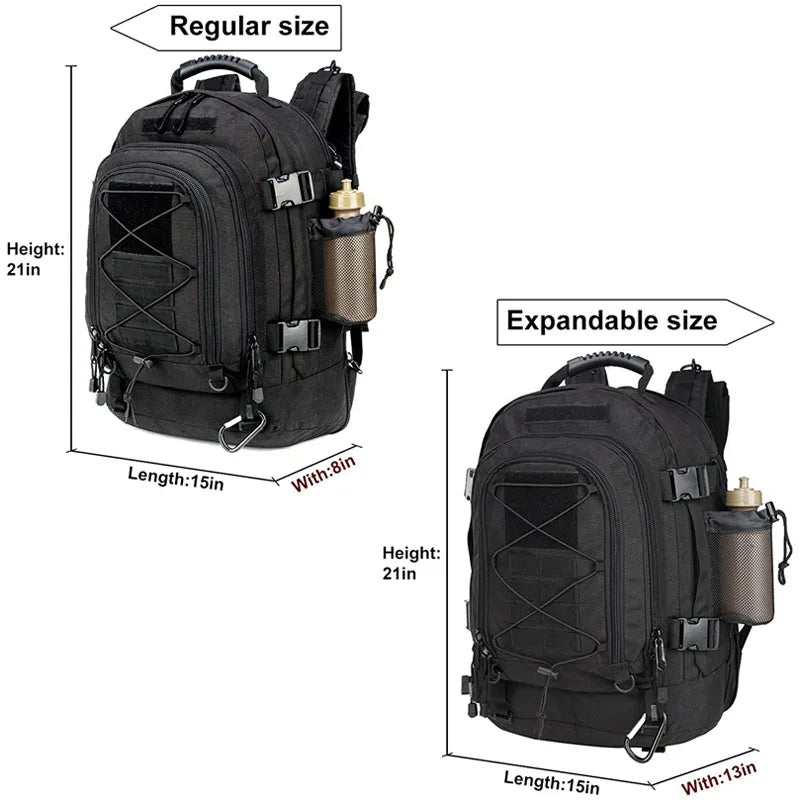 LQARMY Military Molle Tactical Backpack Rucksack For Outdoor Use
