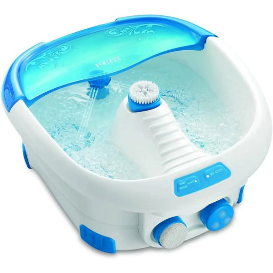 Foot Spa Massager With Heated Bubbles And Hydrotherapy Jets