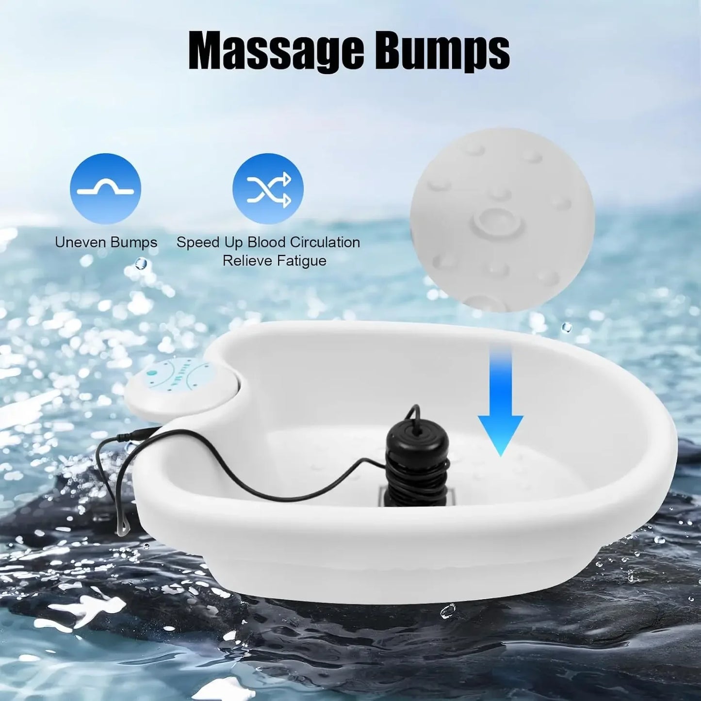 Portable Ionic Detox Foot Bath Machine Home Spa Ion Cleanse