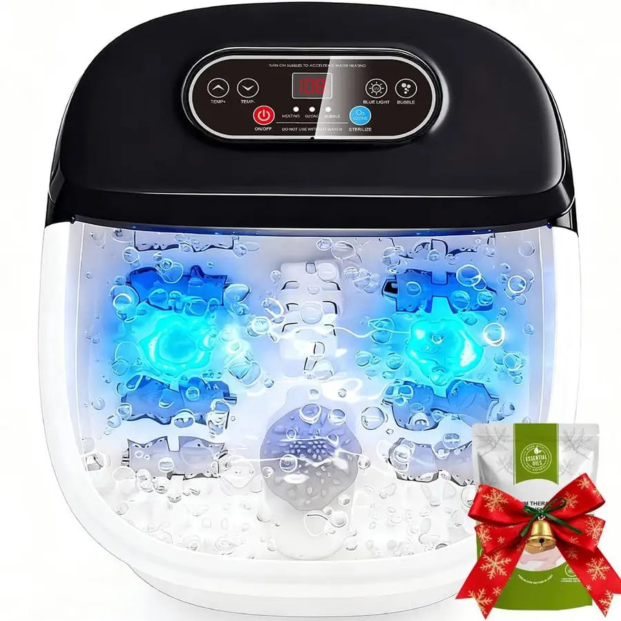 Bir Spa Bath Massager With Heat Ozone Blue Light Foot Tub