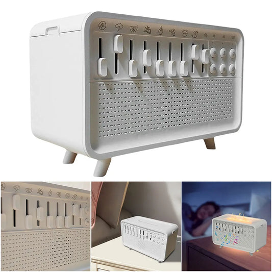 Shunmaii White Noise Sleep Sound Machine With Essential Oil Diffuser