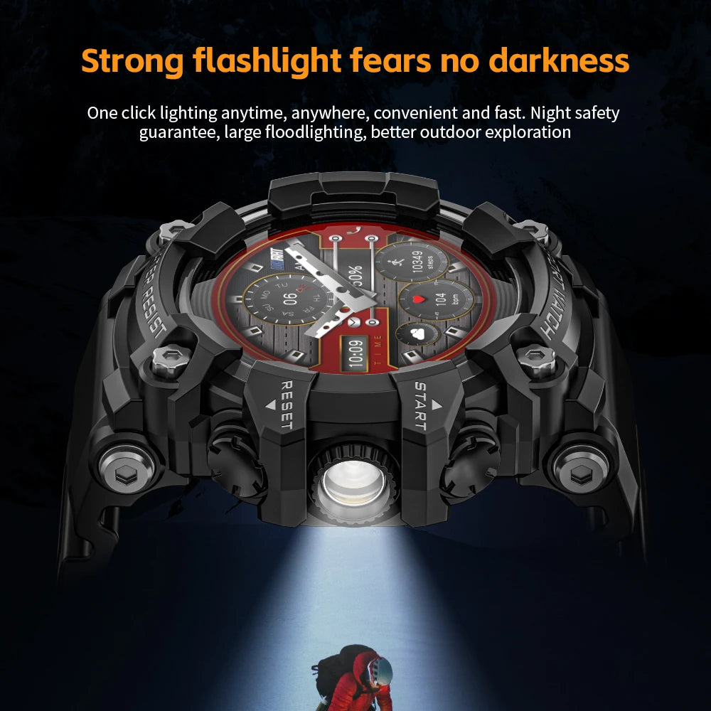 LOKMAT Attack-GT Rugged Sport Smartwatch With Bluetooth Calls