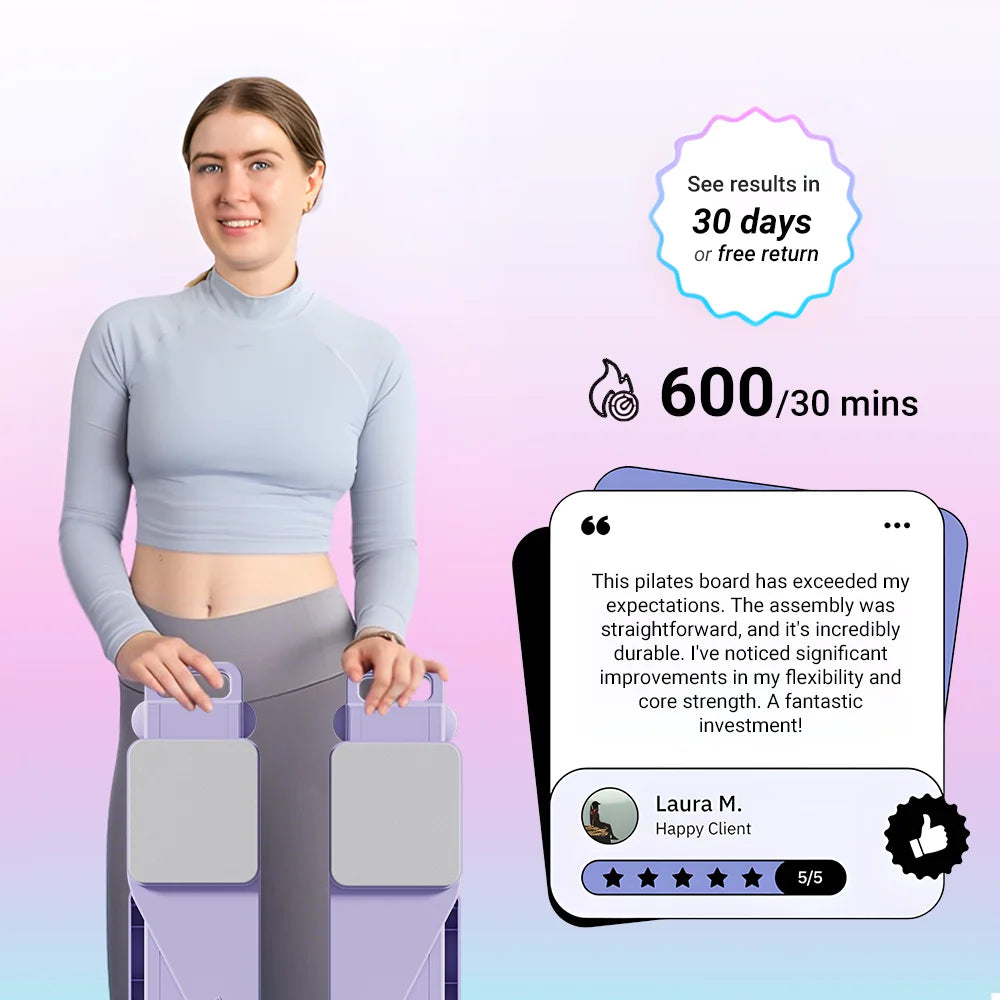 Cursor Fitness 2-In-1 Abs And Ski Board Core Trainer