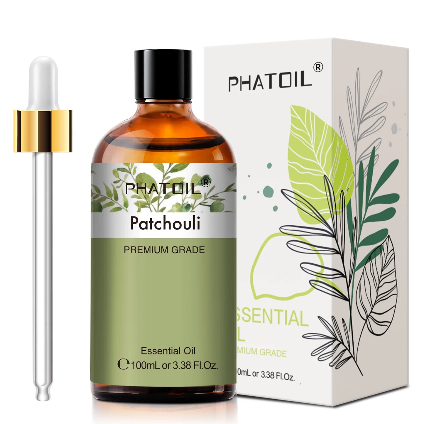 PHATOIL Lavender Jasmine Vanilla Eucalyptus Pure Essential Oil