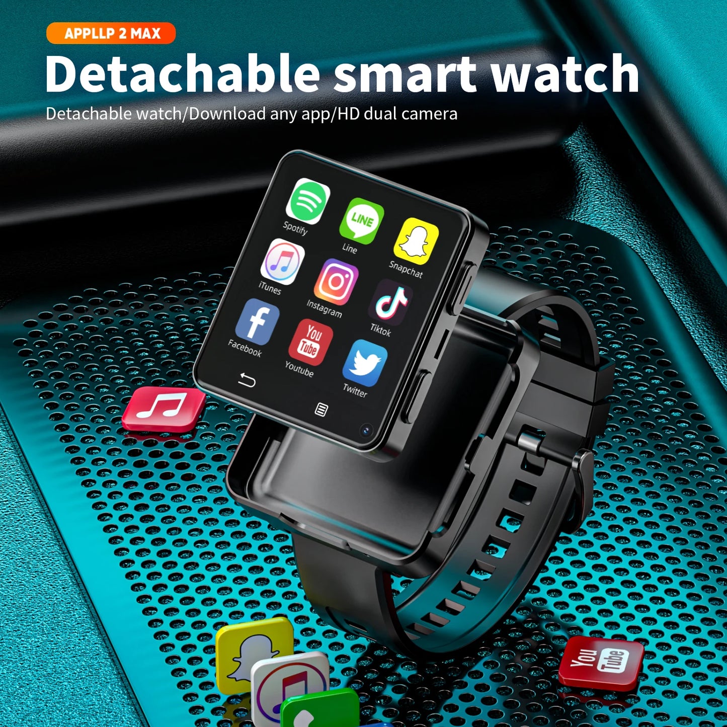 LOKMAT APPLLP 2 MAX Dual Camera Android Watch Phone