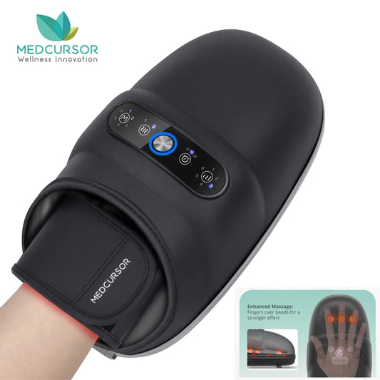 Medcursor Wireless Hand Massager Air Compression Palm Acupoint Arthritis