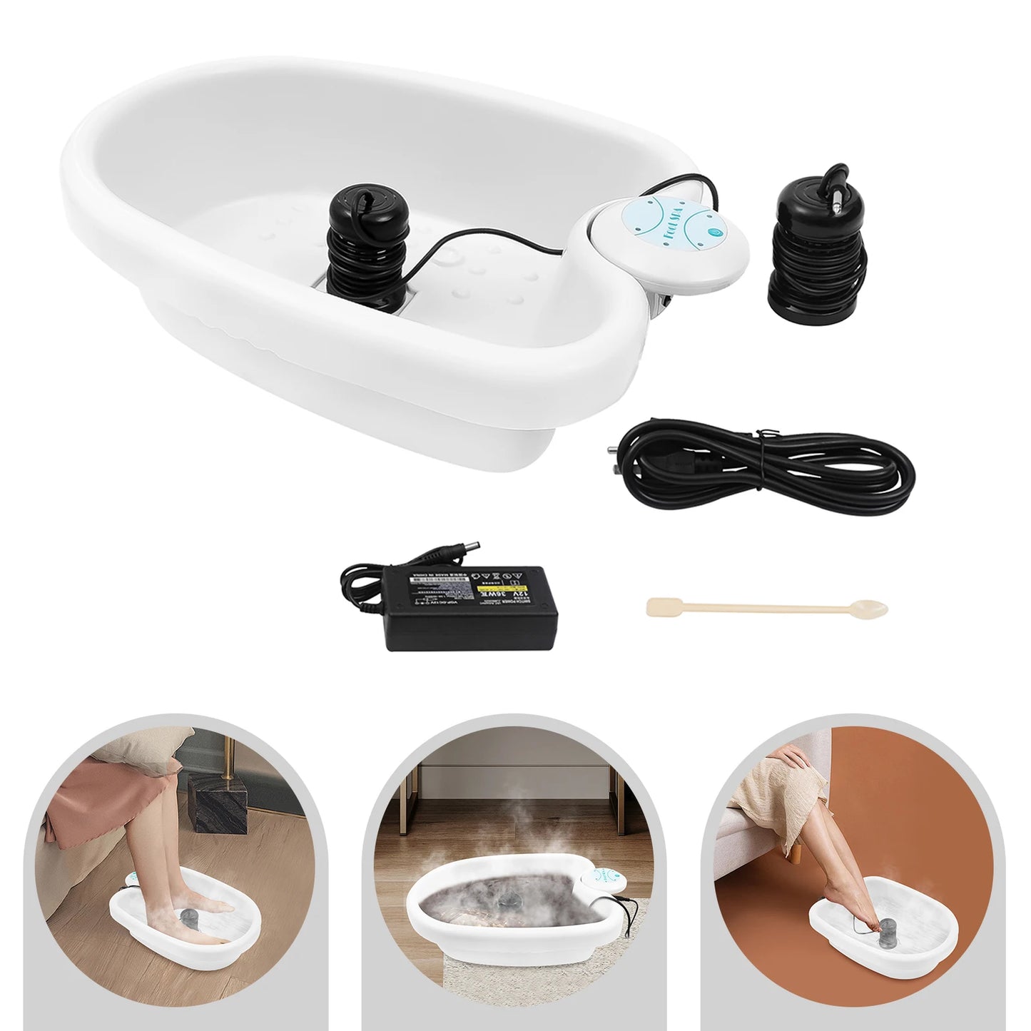 Portable Ionic Detox Foot Bath Machine Home Spa Ion Cleanse