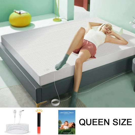 Astarexin Earthing Fitted Organic Cotton Grounding Bed Sheet