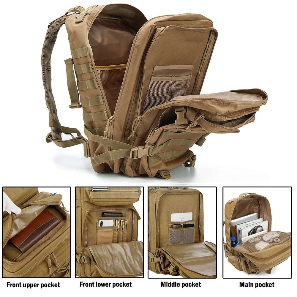 ReFire Gear Tactical Backpack Molle EDC Outdoor Hunting Pack