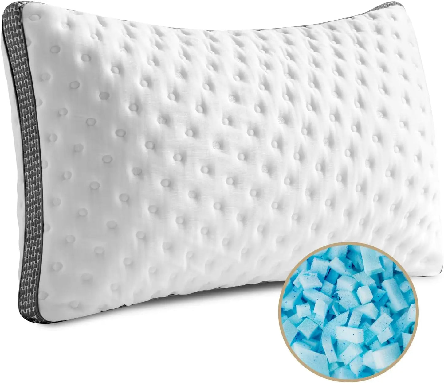 BedStory Cooling Gel Memory Foam Pillow Medium Firm