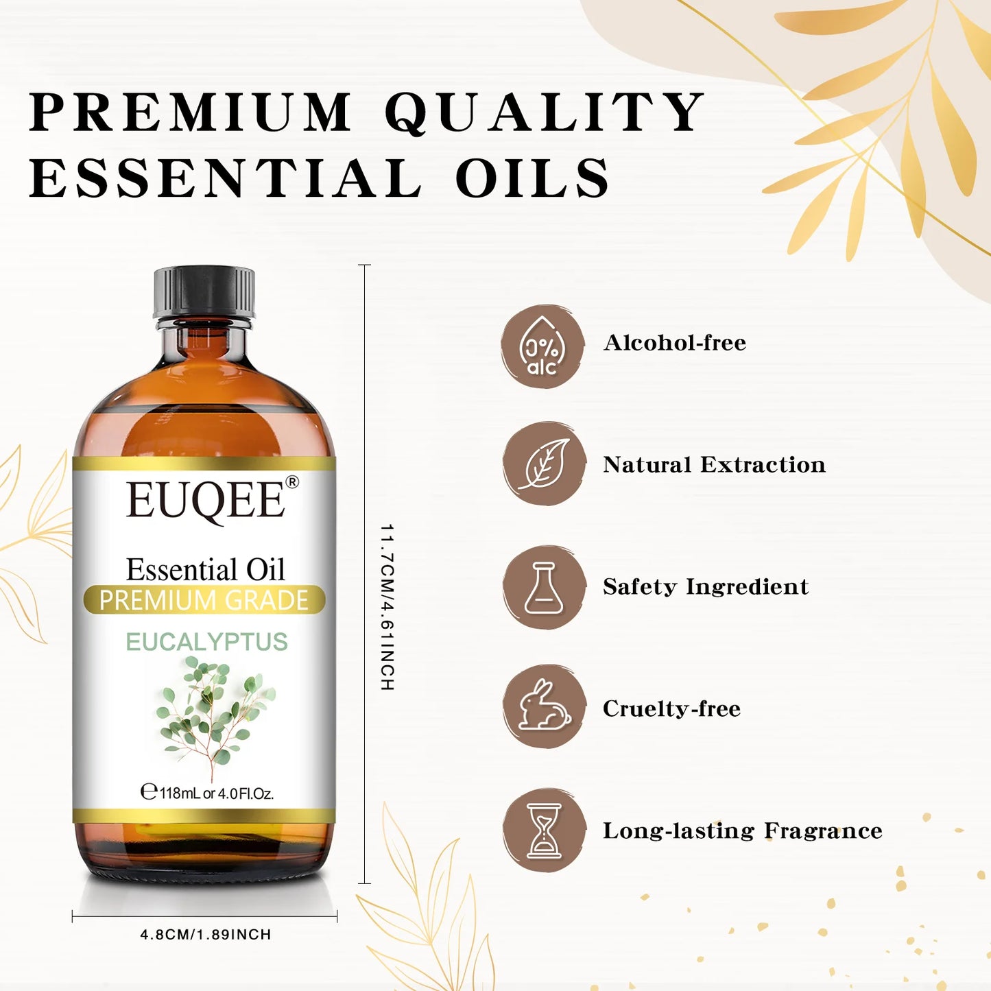EUQEEC Neroli Helichrysum Eucalyptus Jasmine Essential Oil For Humidifier