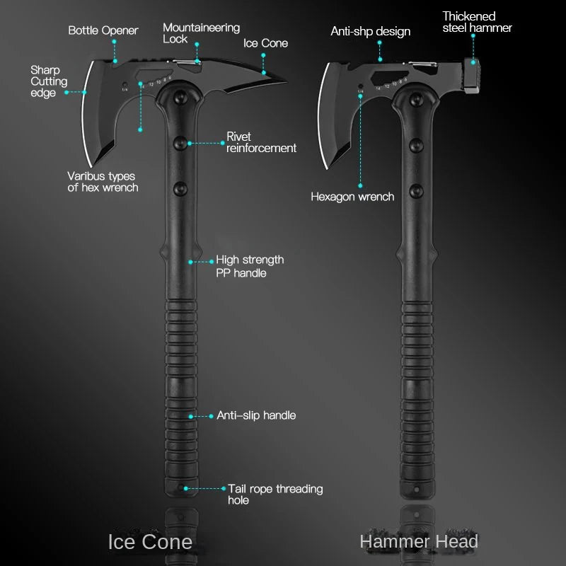 Hign-concerned Devil's Assault Life-Saving Axe Tactical Camping Multi Tool