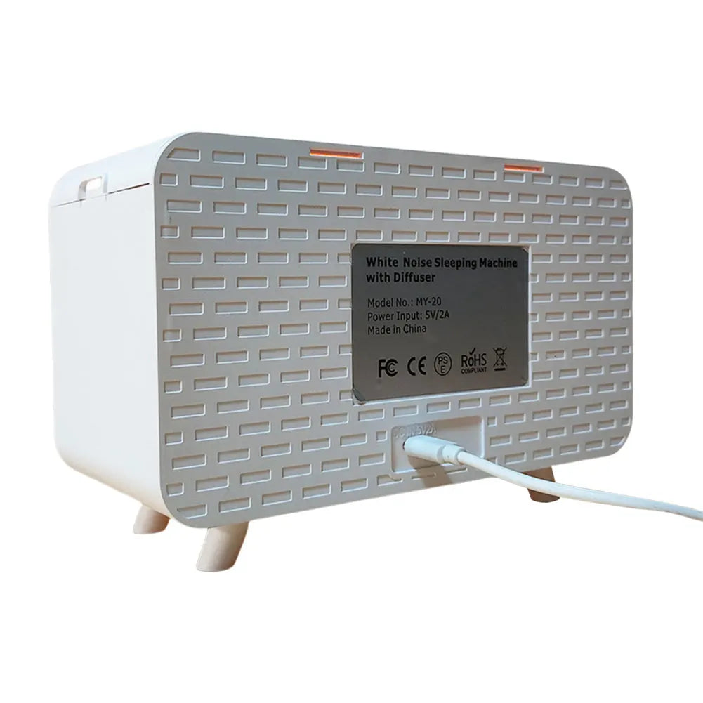 Shunmaii White Noise Sleep Sound Machine With Essential Oil Diffuser