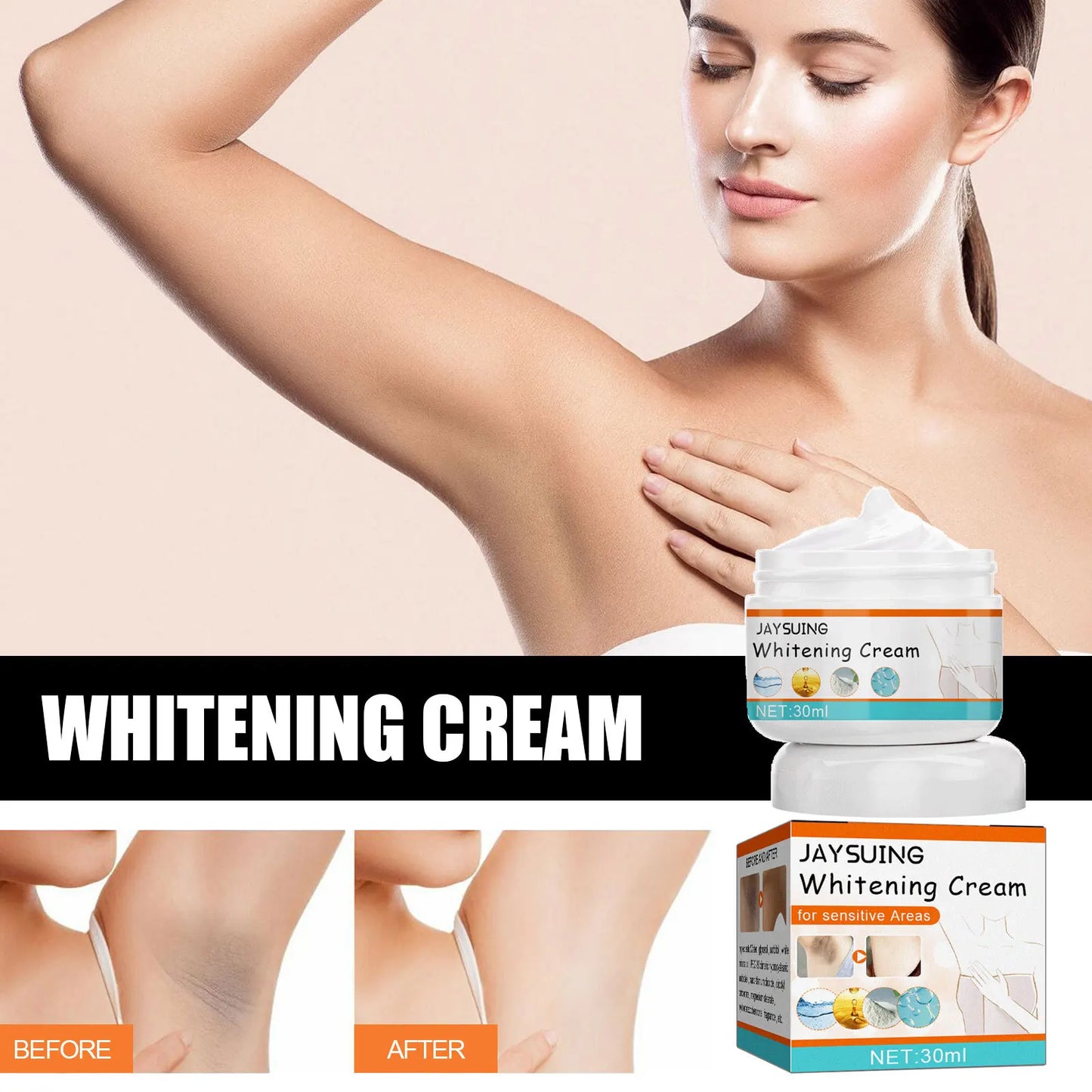 Jaysuing Underarm Beauty Cream Fades Melanin And Dark Spots